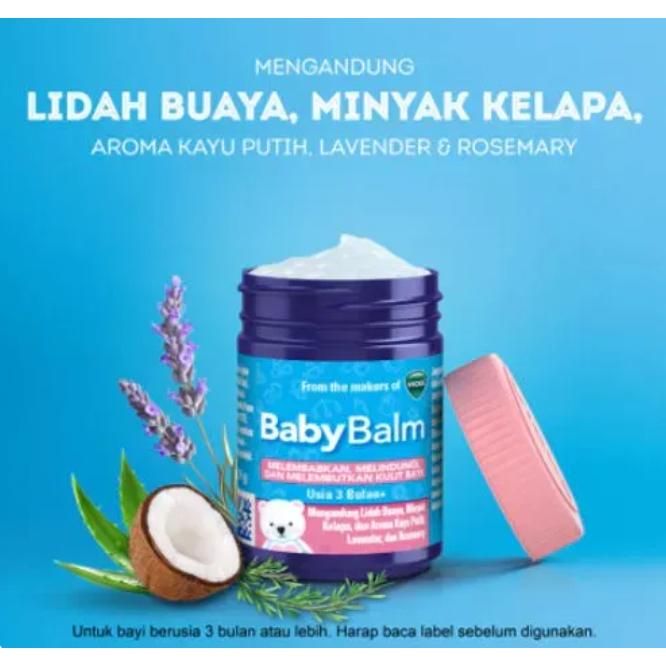 Vicks Vaporub Anak Vicks BabyBalm Bayi Vicks Balsam 10gr Murah Obat Gosok Kemasan Kecil Saku