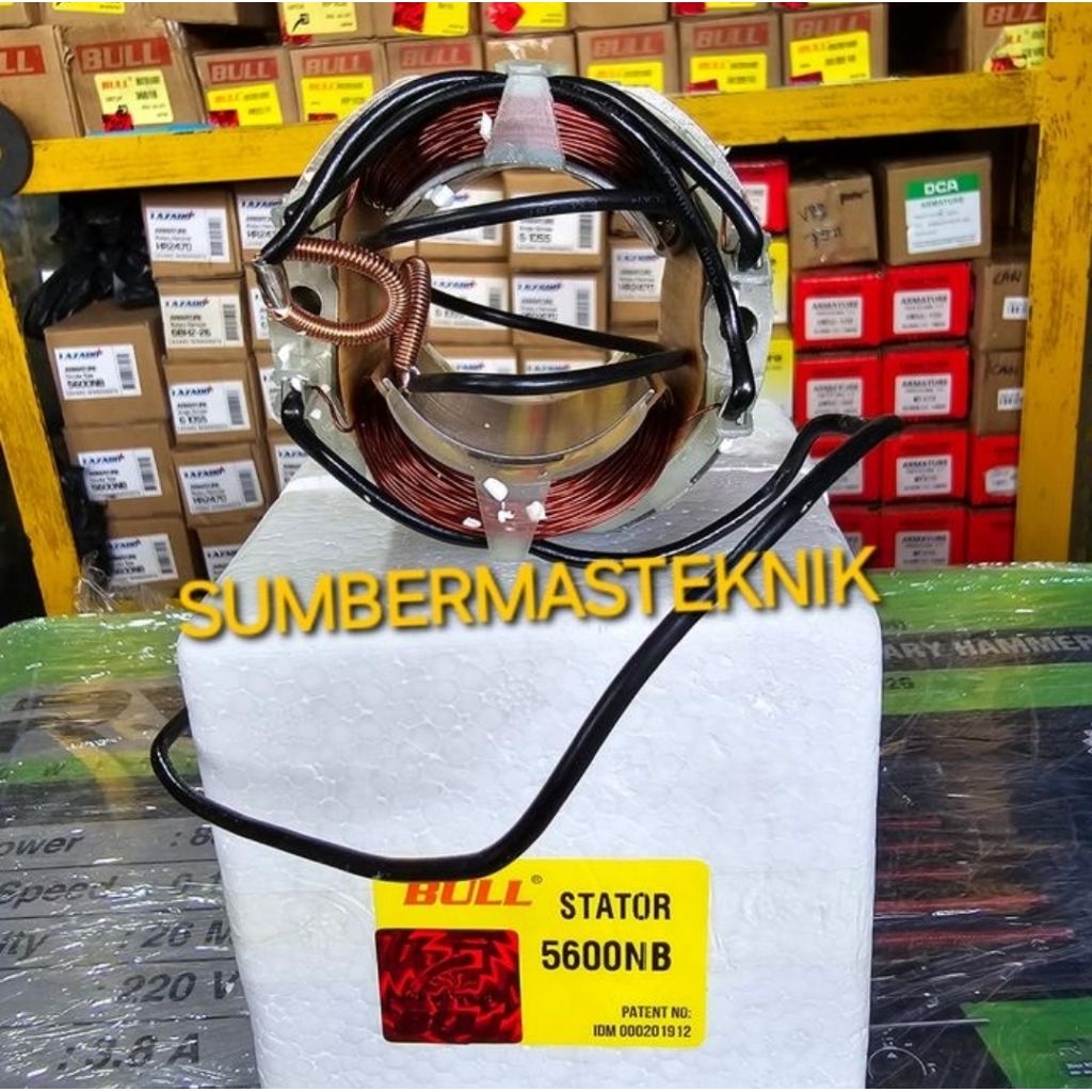 STATOR MAKITA 5600NB BANTALAN RUMAH ANGKER MESIN CIRCULAR SAW MAKITA 5600 NB BULL