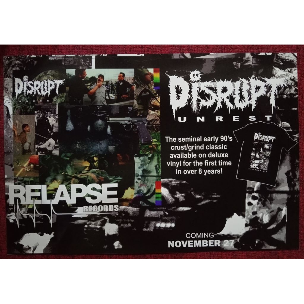 [poster band] Disrupt Unrest promo