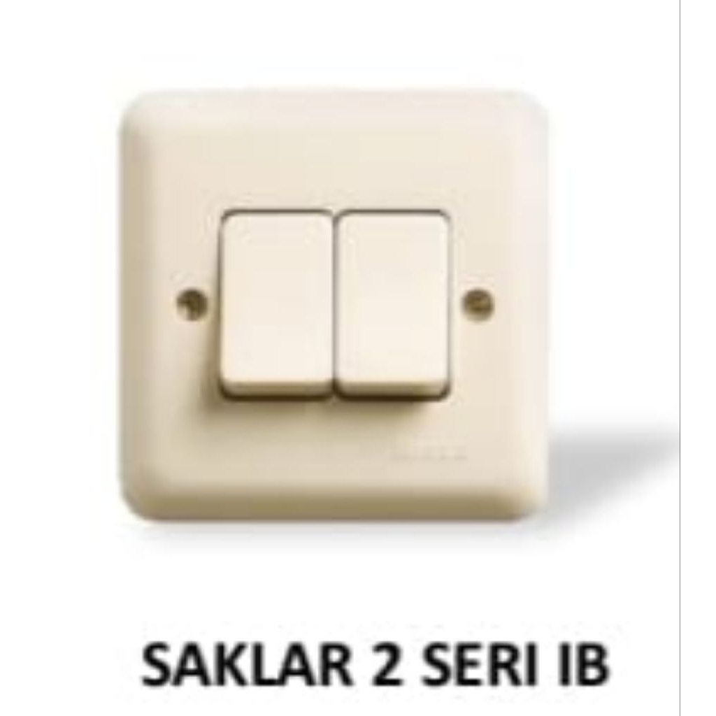 Saklar 2 Seri IB Broco New Gee