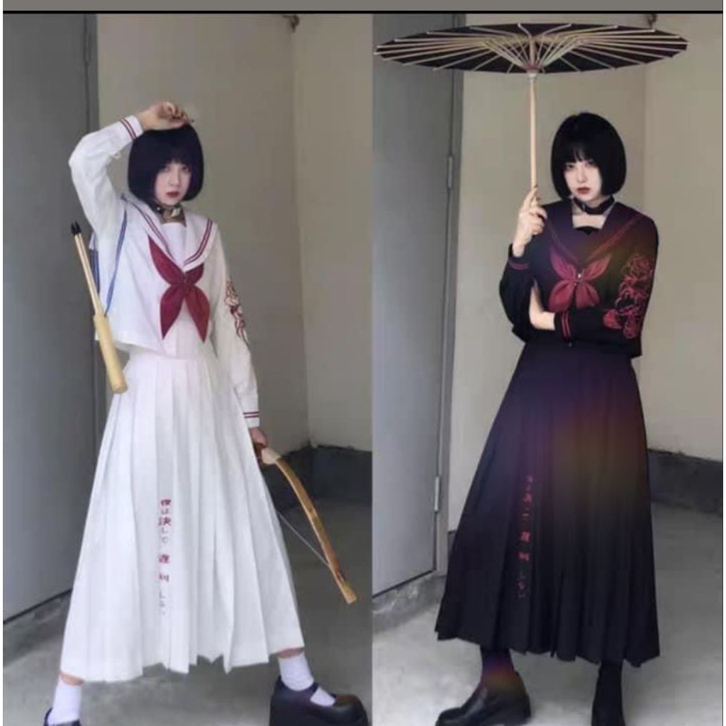 Seifuku Hijab Costume Cowplay