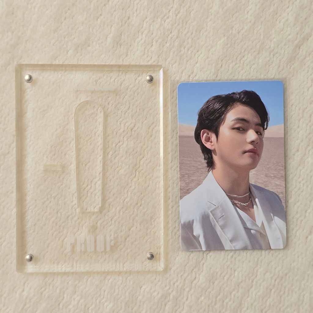 BTS Proof Weverse POB Taehyung Layover Acrylic Photocard PC