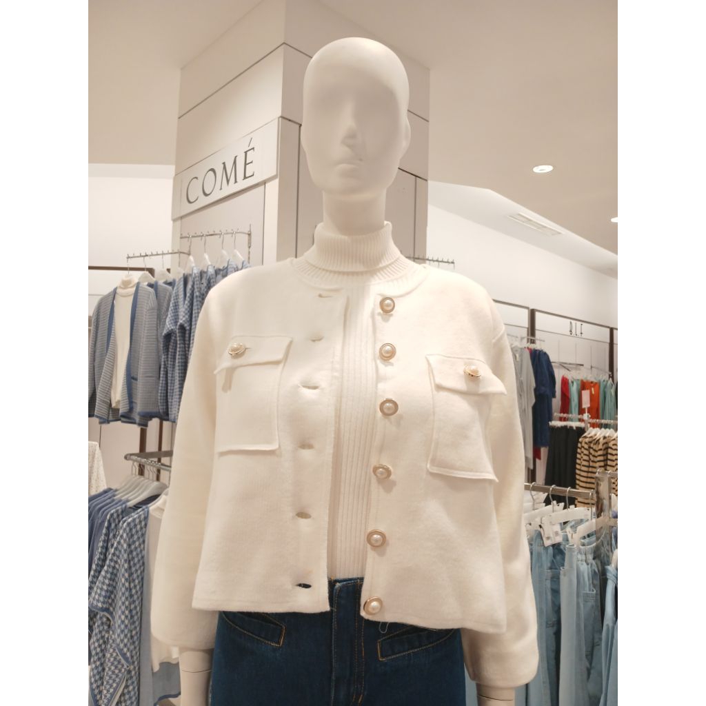 Cardigan Crop Brand Come