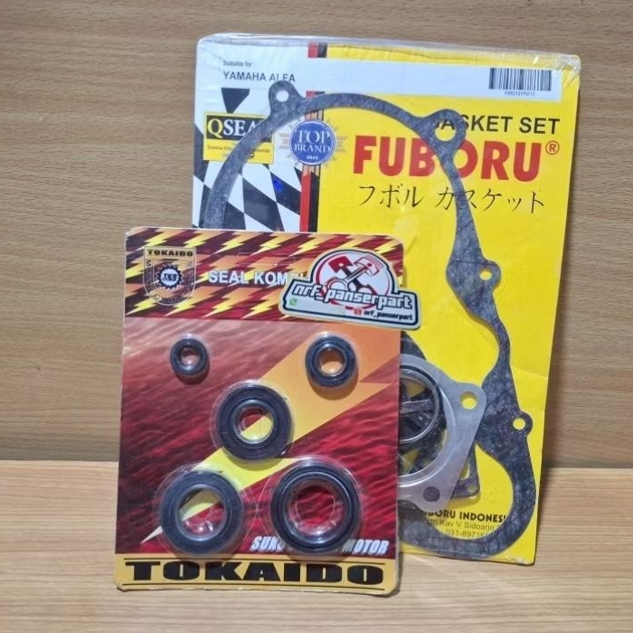 PAKING FULLSET ALFA+SEAL MESIN//GASKET FULL SET YAMAHA ALFA Y100 SET KARET SIL SLAH/GEAR DEPAN/VERSN