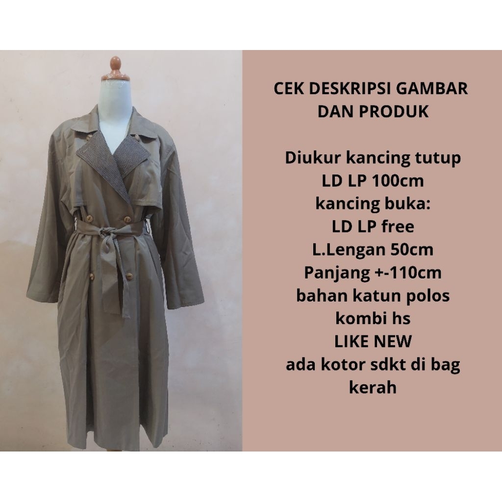 Coat / Mantel Polos aksen Houndstooth