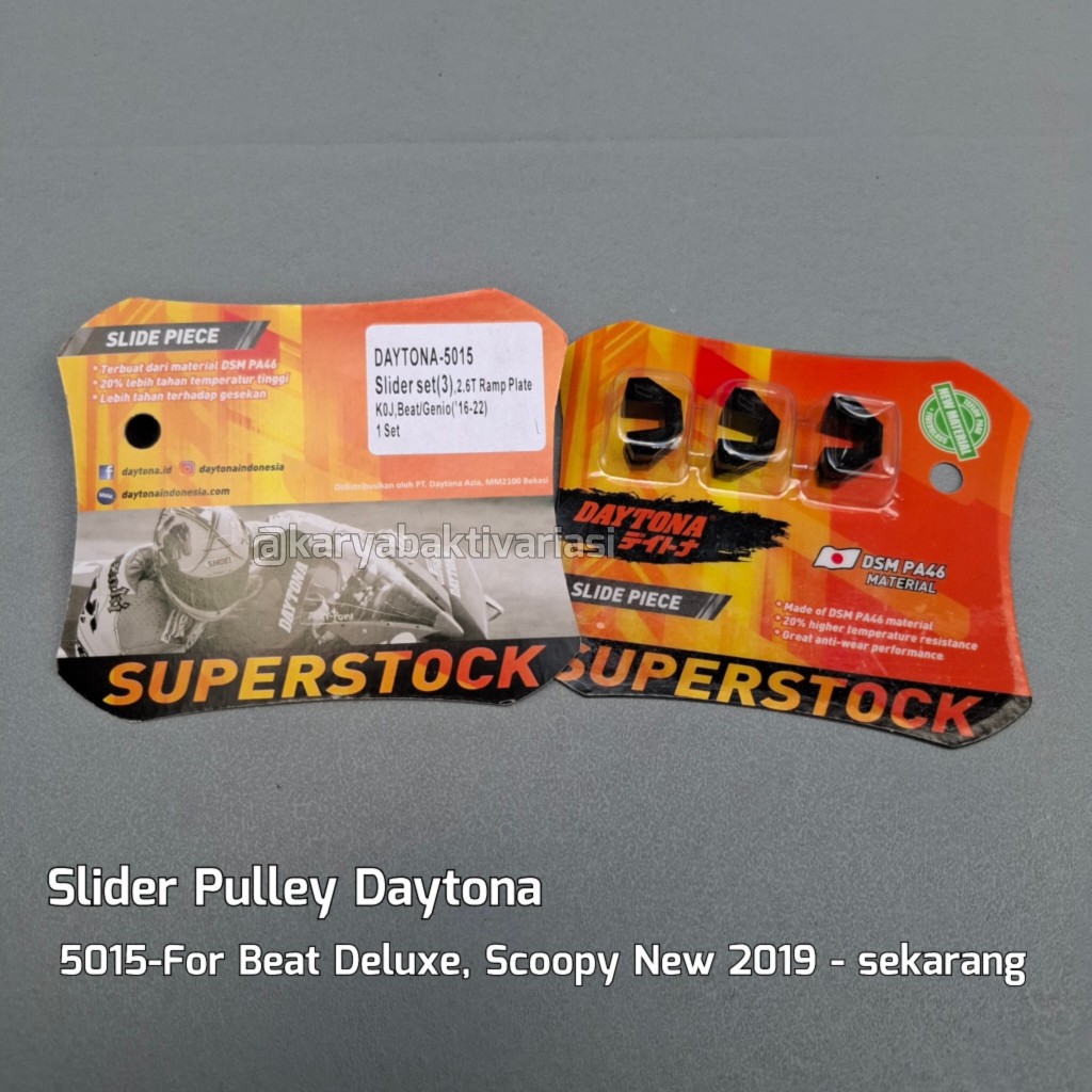 5015 - Slide Piece Daytona Beat Deluxe, Scoopy New 2020up, Genio , KOJ