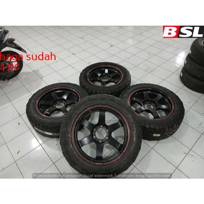 VELG MOBIL BEKAS TE37 R20 PCD 6X139 BUAT PAJERO FORTUNER HILUX EVERES TRITON COLORADO