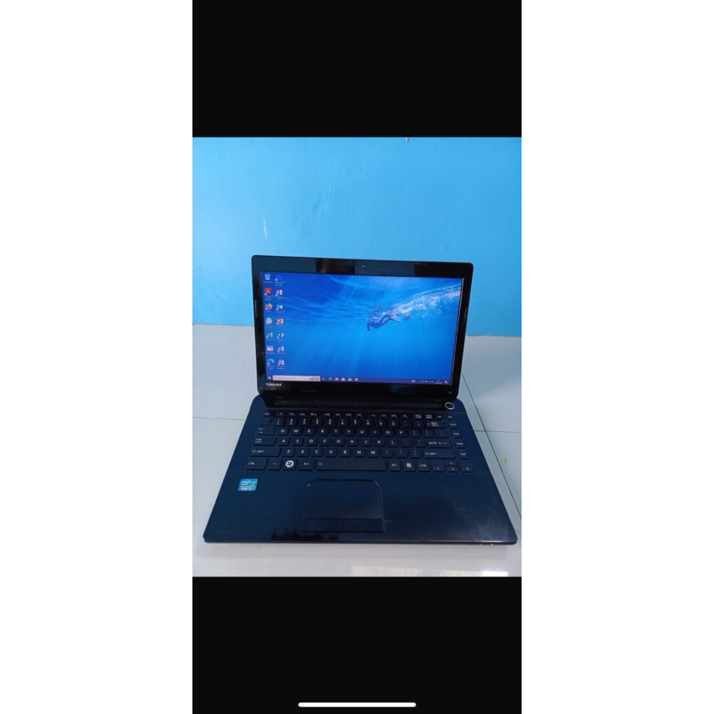 Laptop Toshiba core i5 ram 8gb ssd 128gb