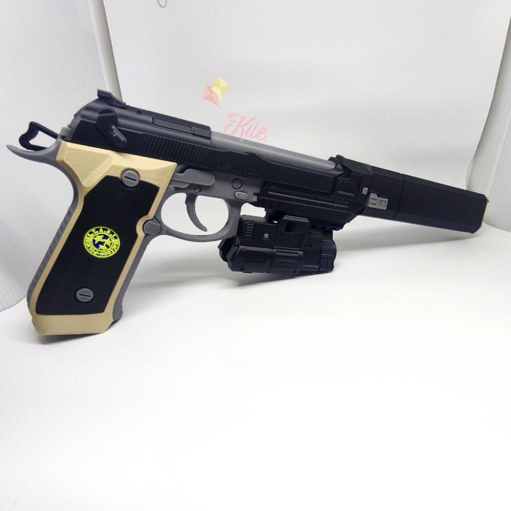 [KITE.ID] Replika Pistol Resident Evil - Pistol Mainan - Samurai Edge - 3D Print