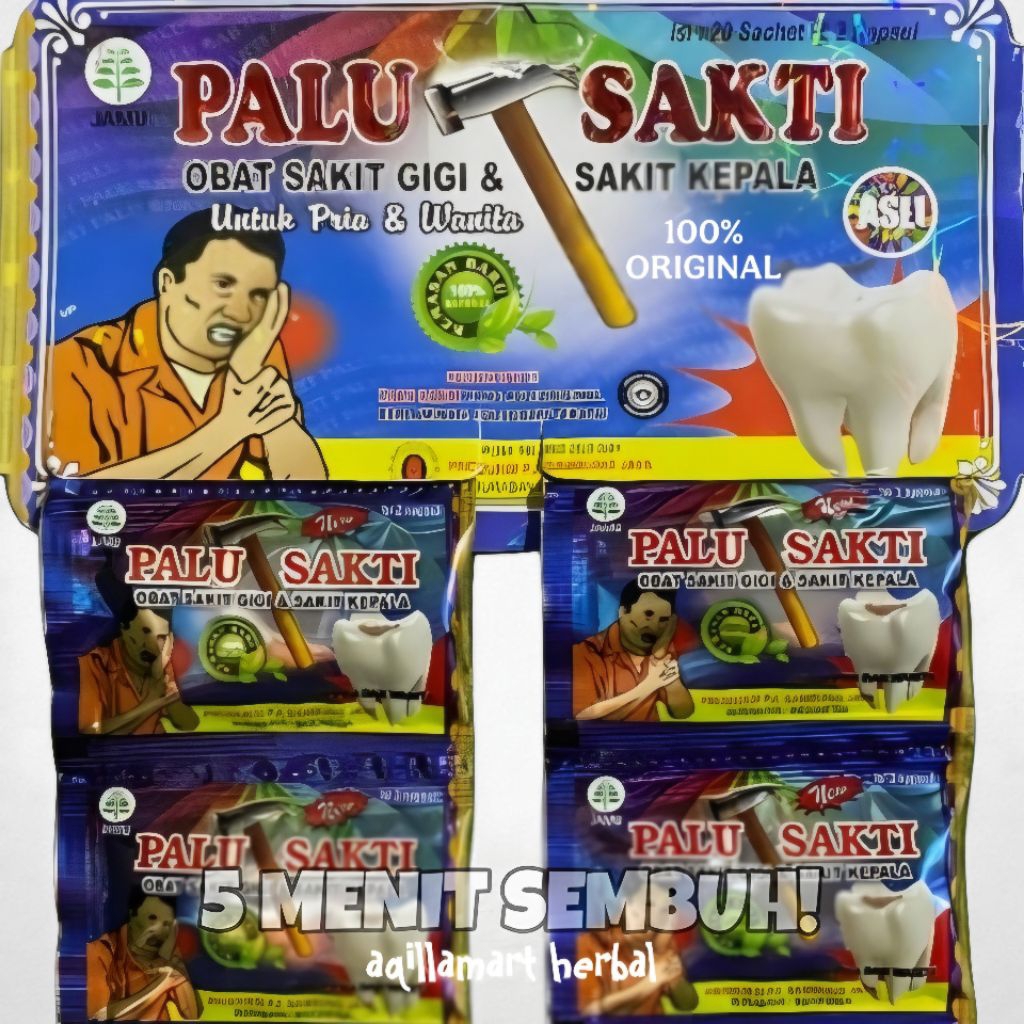 PALU SAKTI KAPSUL SAKIT GIGI & SAKIT KEPALA