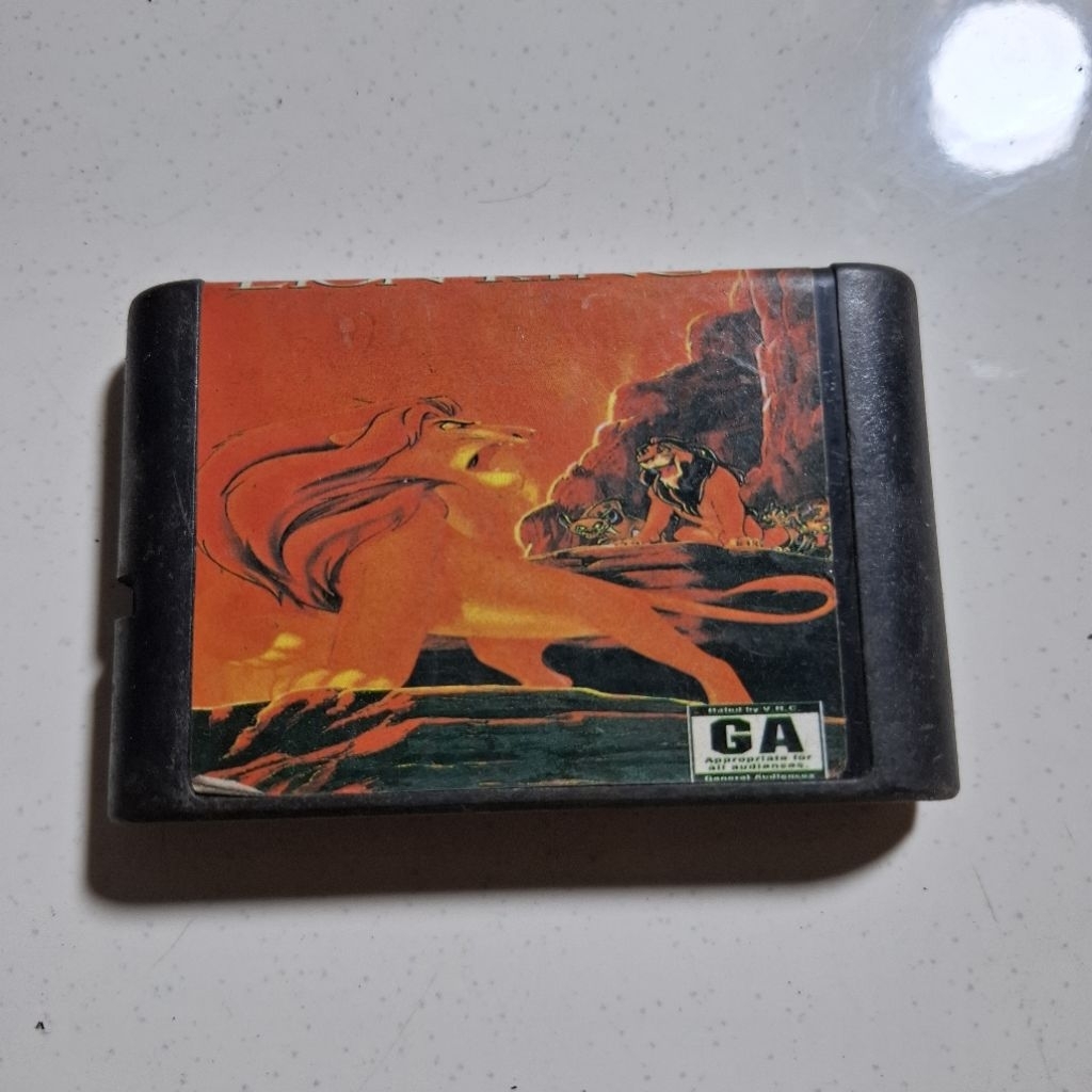Kaset Game SEGA The Lion King Second