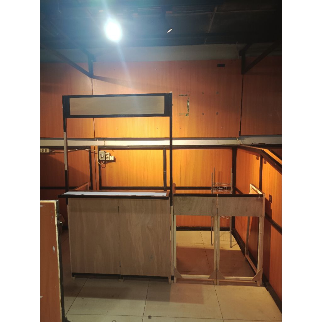 booth portable 2 tungku bekas pakai