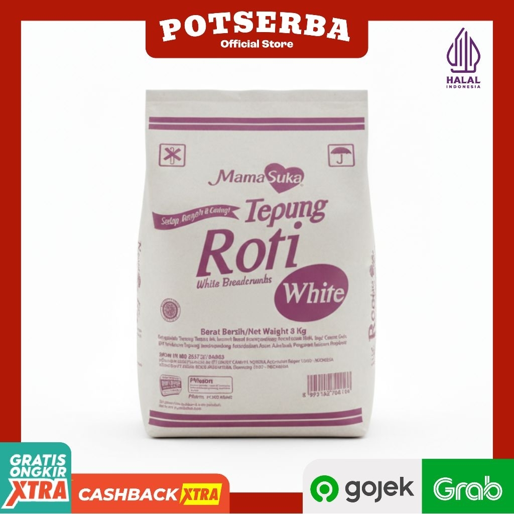 Tepung Roti Mamasuka 1Kg Repack Tepung Roti Orange