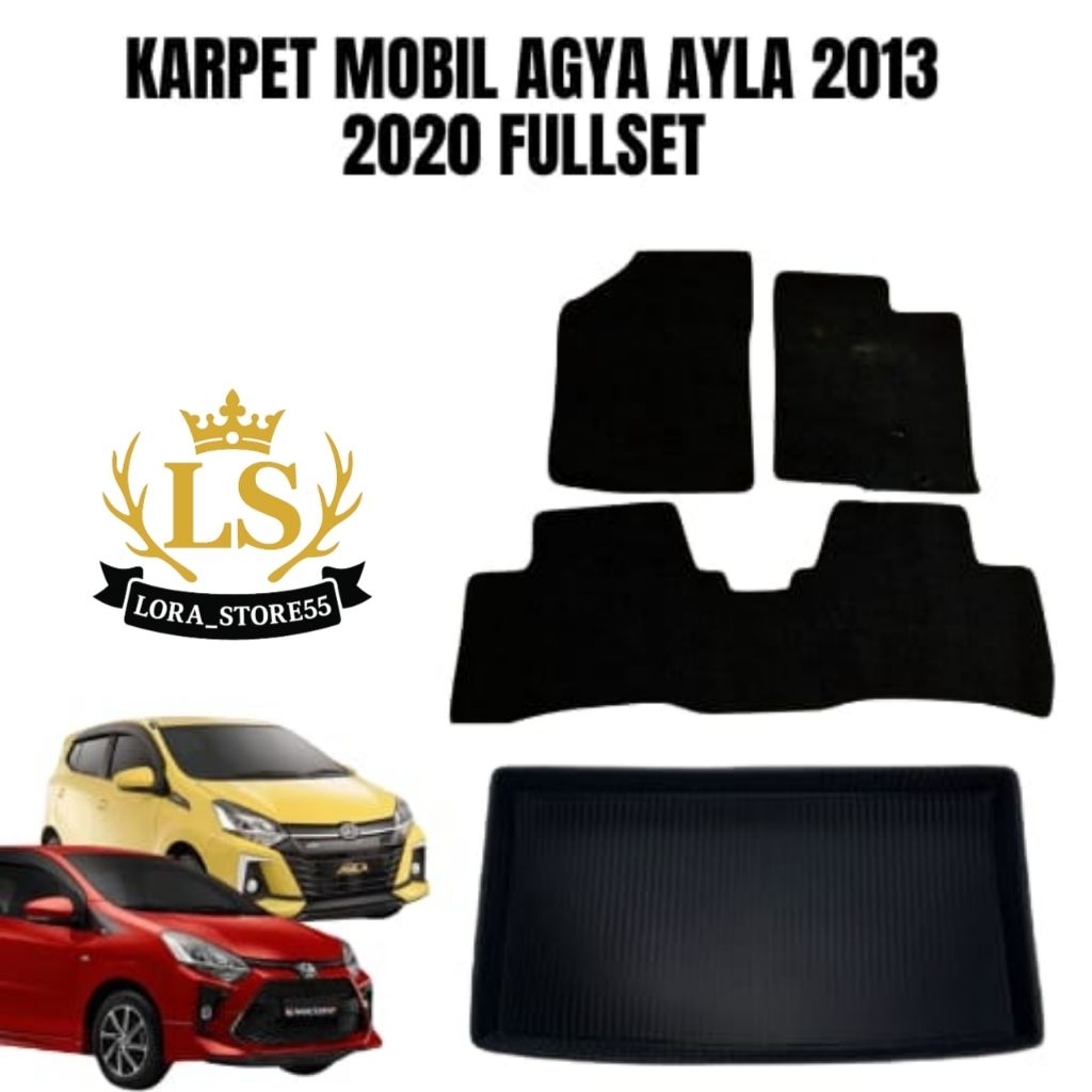 Karpet mobil Agya Alya 2013-2020 Fullset