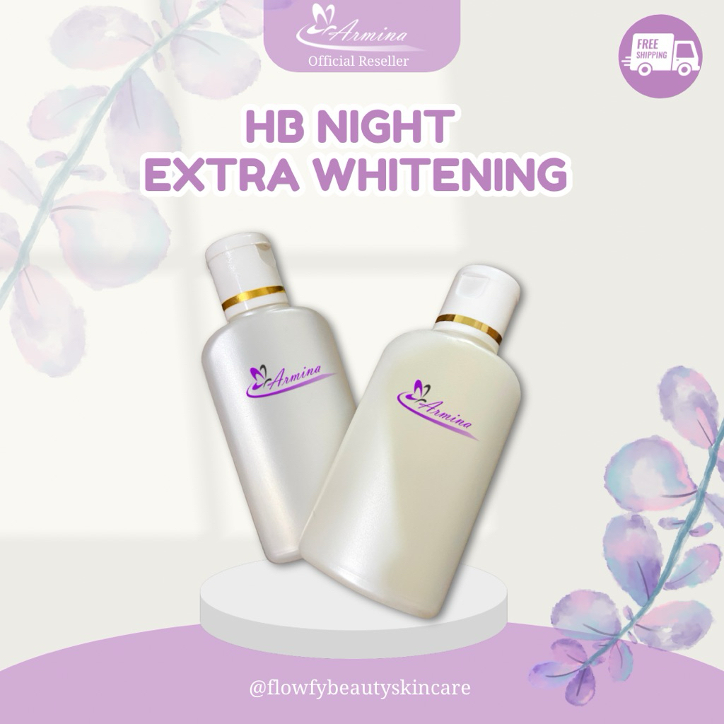 Armina Handbody Night Extra Whitening - HB Lotion Malam Mencerahkan