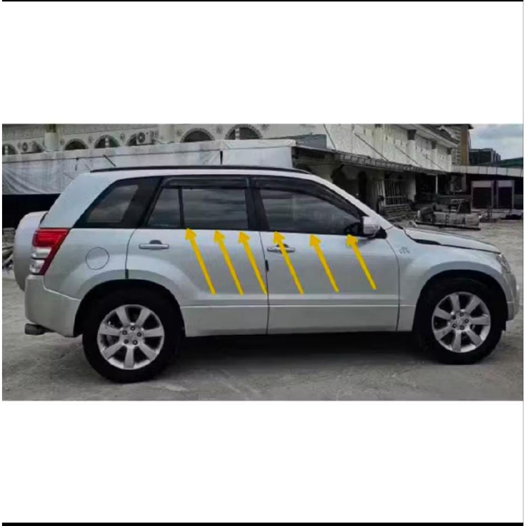karet pelipit kaca luar water strip kaca mobil suzuki grand vitara all type