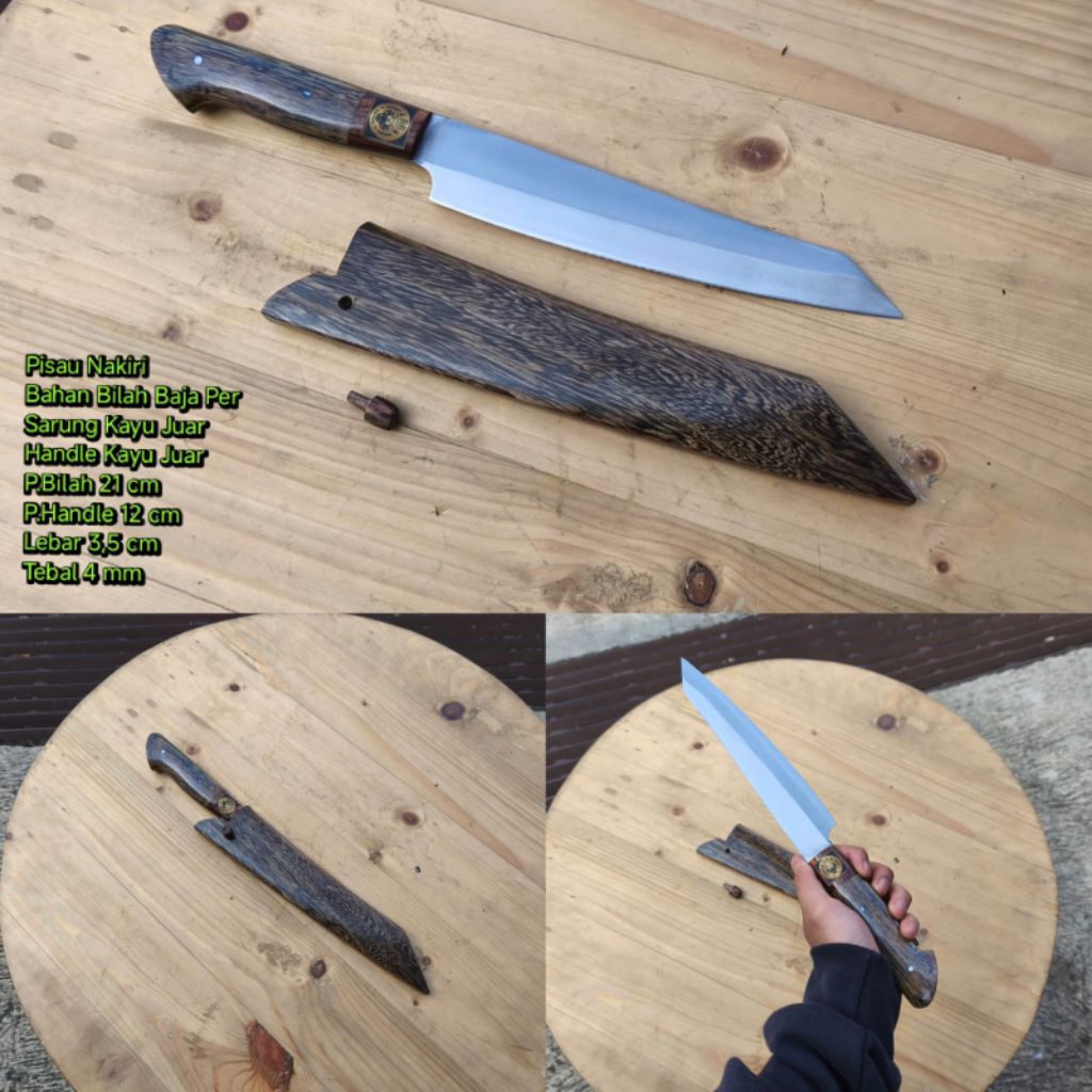 pisau daging nakiri pisau chef jepang super tajam