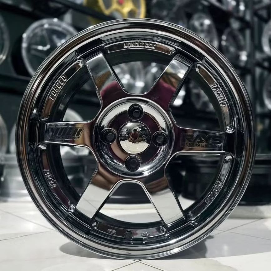 velg te37 ring 16 lebar 7 et 42 velg mobil ring 16 velg racing r16 velg mobil brio jazz vios ring 16