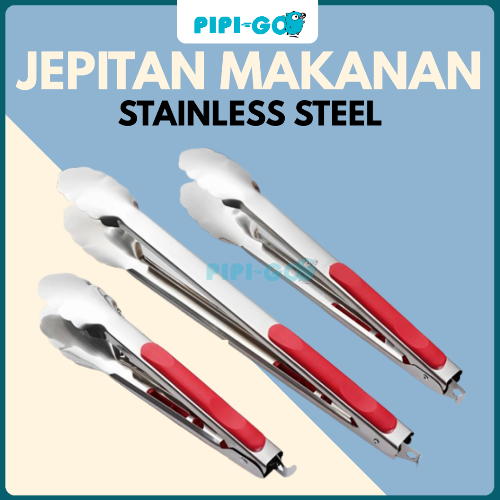 Capitan makanan/ jepitan hitam merah/ pencapit makanan