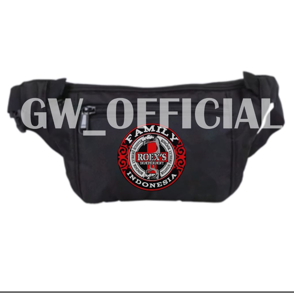 Tas slempang Waistbag Vespa ROEX'S Rongsok extreme Scooter / Tas grosir/ waistbag grosir / Piaggio
