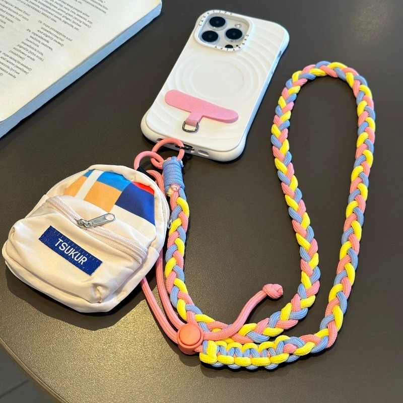 Gantungan Hp Lanyard dompet koin bisa cross body Slingbag compatible for Iphone Android SM773 HA