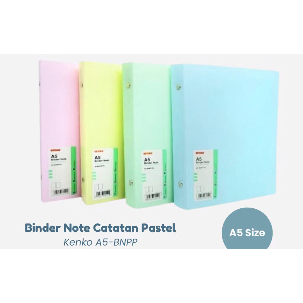 N/A Binder Note A5 Kenko Pastel A5-BNPP-PC / Map Binder A5 Kenko Pastel A5-BNPP-PC Pastel