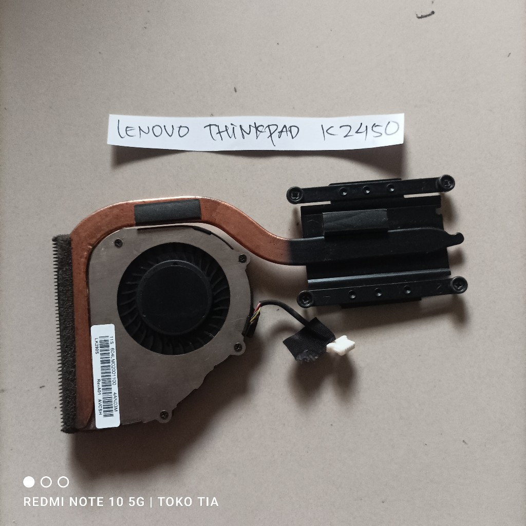 Heatsink dan Fan Lenovo Thinkpad K2450 original