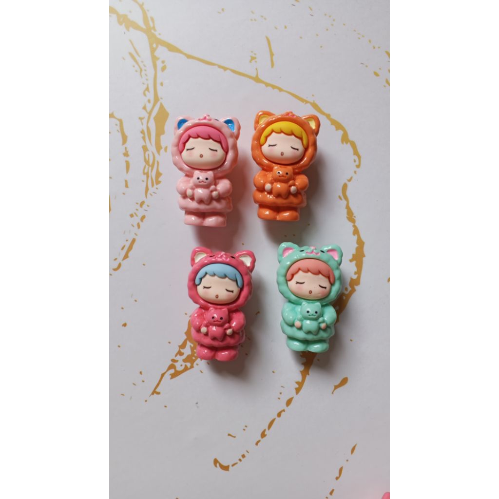 Ornamen Karakter 3D Gembul Karakter 3D / resin gembul / gembul sanrio / gembul sleepy boy / gembul k