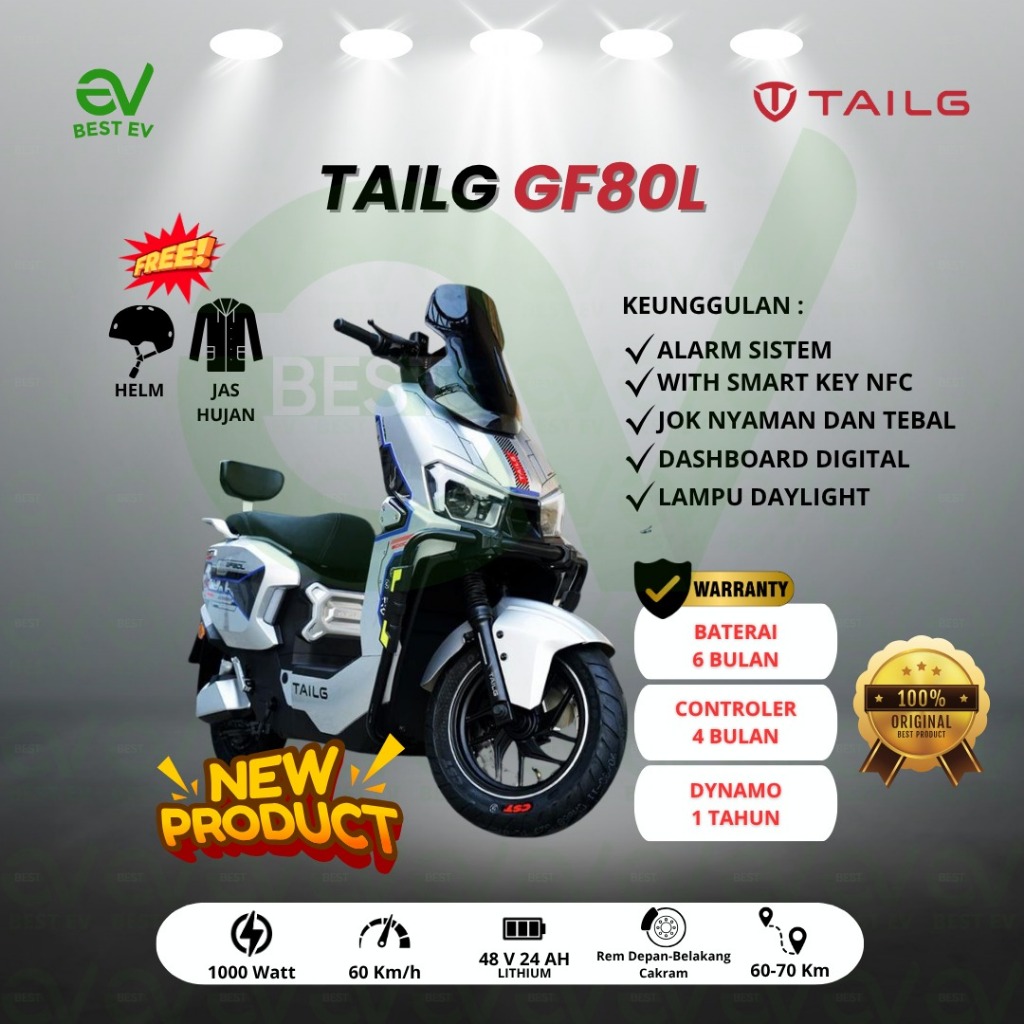 MOTOR  LISTRIK TAILG TYPE GF80L