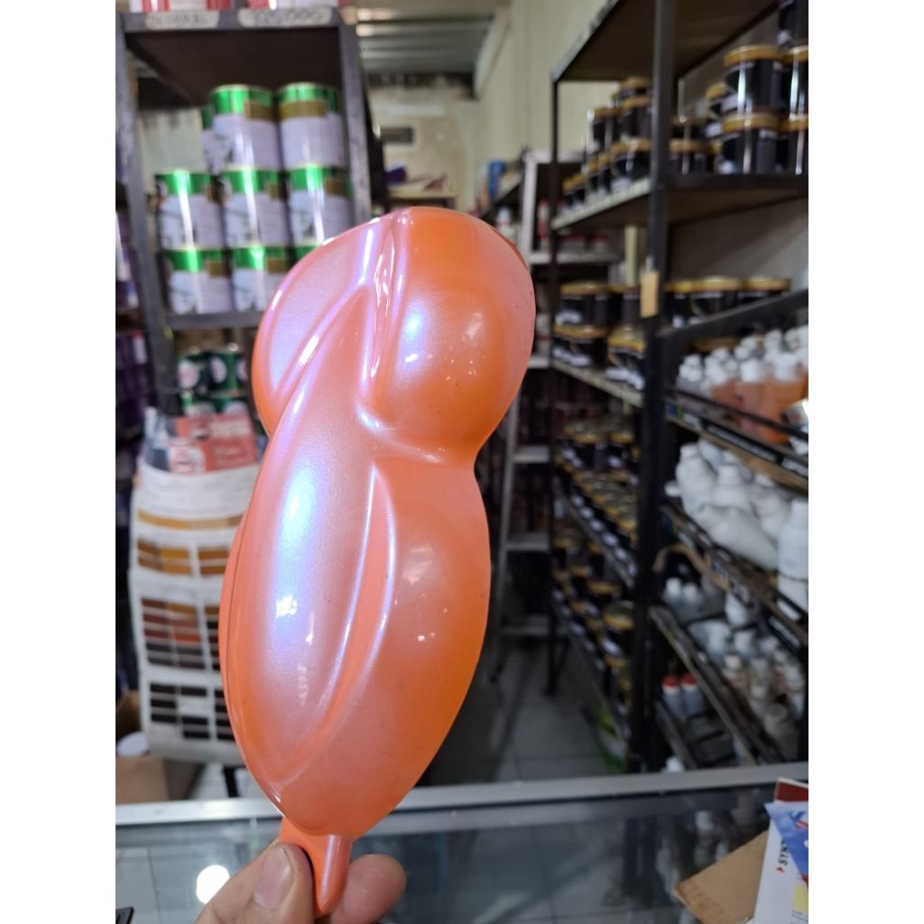 cat orange repsol lapis lembayung biru 1paket pu