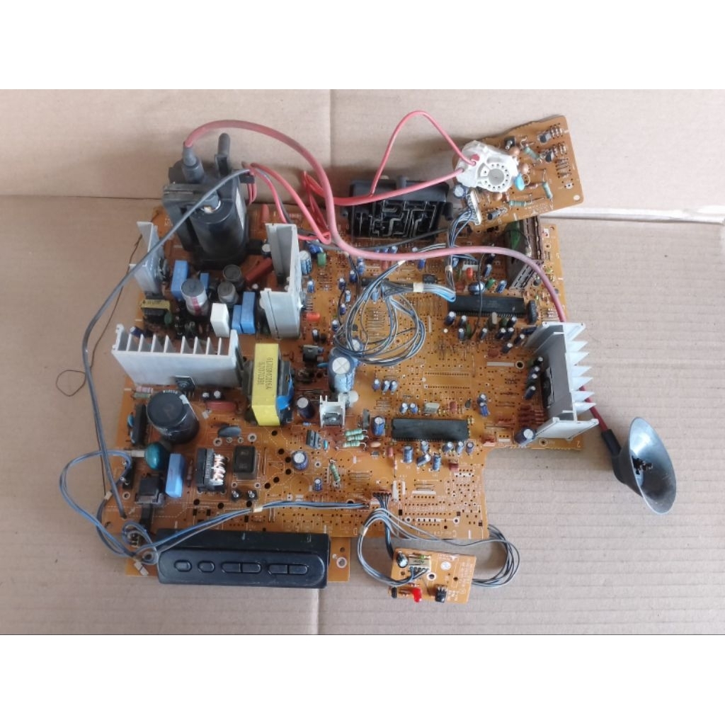 mesin tv tabung 21 slim LG kondisi normal