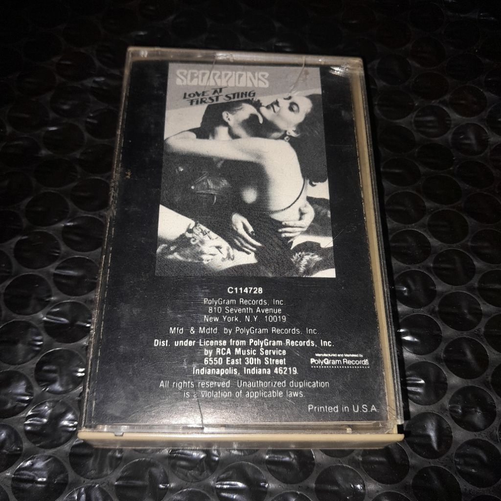 kaset pita scorpions love at first sting import