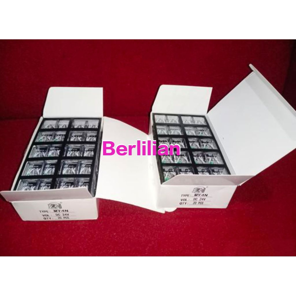 Relay 24 Volt 14 Pin MY4N ZN / Relay My4n DC 24 Volt 14 Kaki ZN