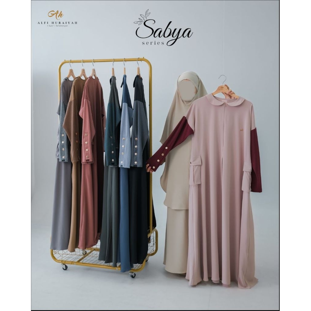 GAMIS SABYA SERIES BY ALFI HURAIYAH | SABYA SERIES GAMIS CARGO ALFI HURAIYAH | GAMIS ALFI HURAIYAH T
