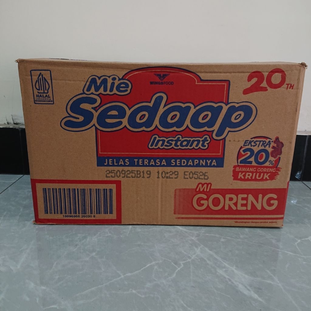 Mie Sedaap Mie instan 1 Dus