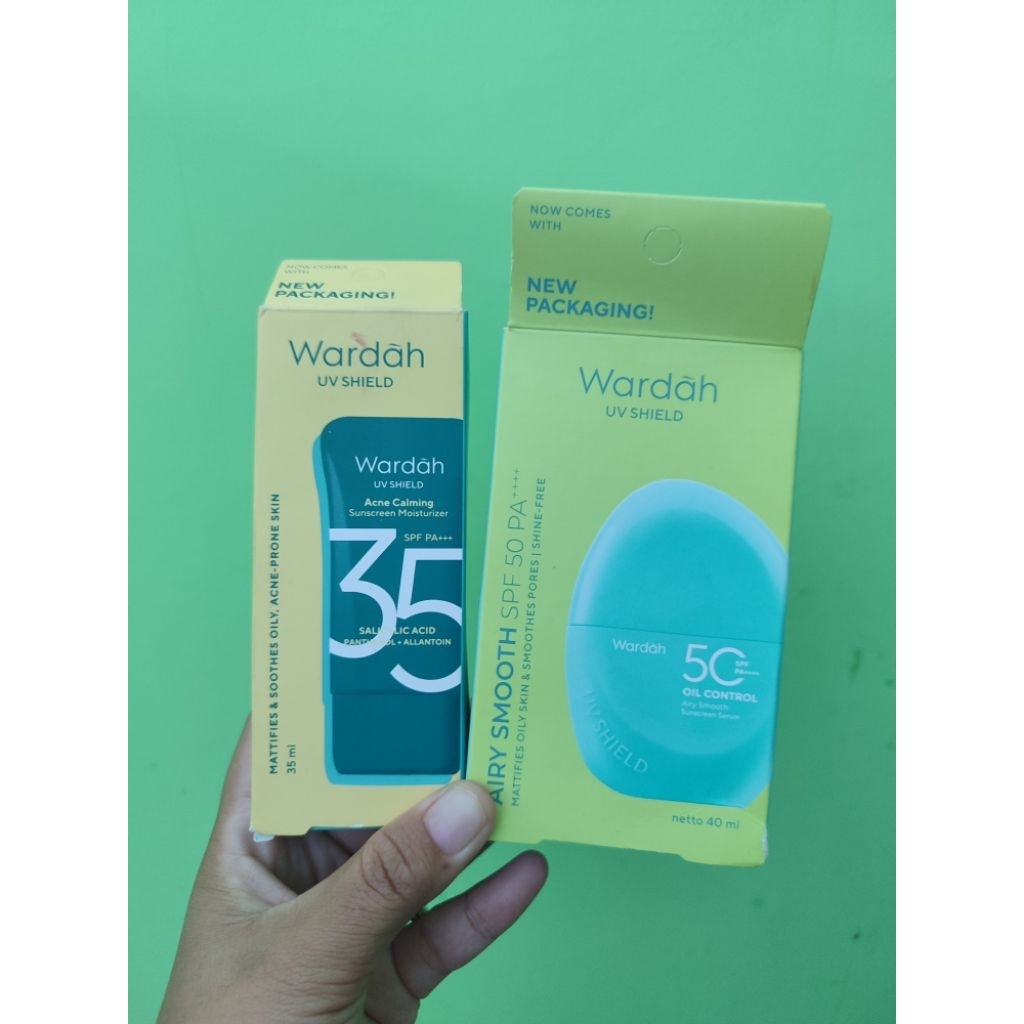 sunscreen wardah preloved msh new