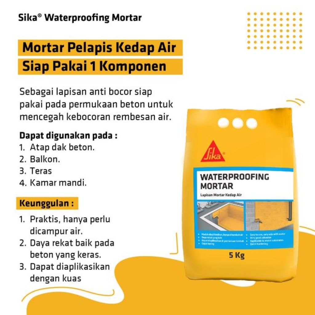 Sika Waterproofing Mortar 5kg