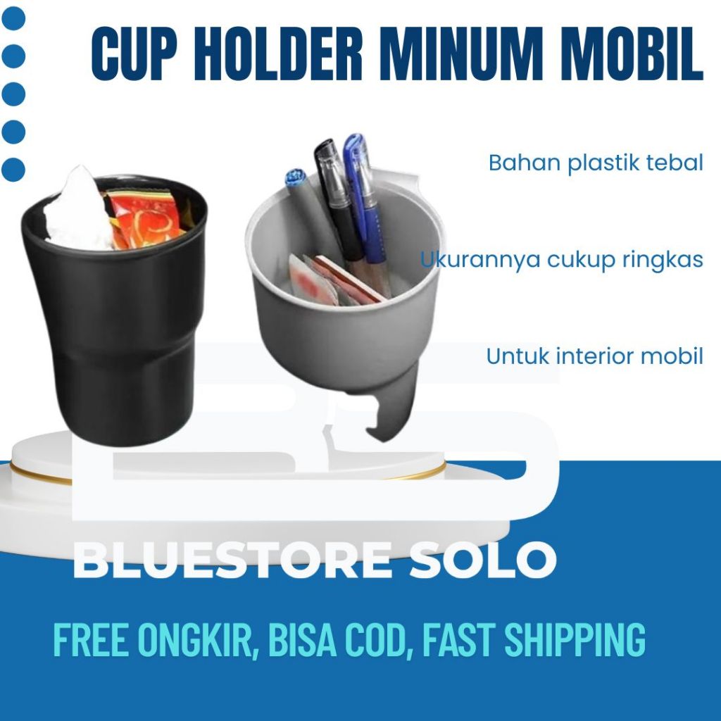 Cup Holder Minum Mobil Asbak Mobil Tempel Gantung Dudukan Gelas Botol Minuman Gantung HP Smartphone 