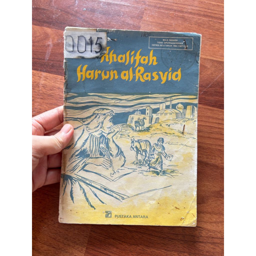 Buku bacaan - Khalifah Harun Ar Rasyid oleh Oleh TAMAR DJAJA thn 1987