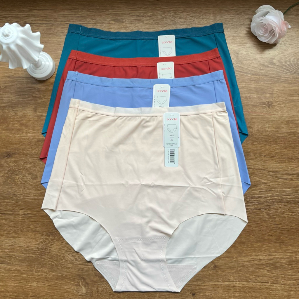 SORELLA PANTY SEAMLESS MAXI SIZE XL XXL CELANA DALAM WANITA SEAMLESS S24-031057