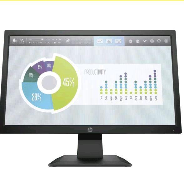 HP LED P204v 19.5-inch Monitor HP Indonesia