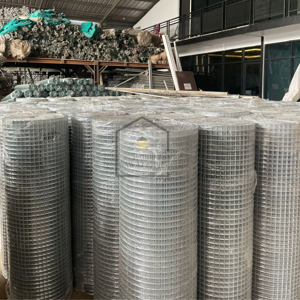 Kawat Loket Galvanis Ram Mesh Gulungan Panjang 10 Meter dan 5 Meter | Panjang 0.9 Meter – 1.2 Meter 