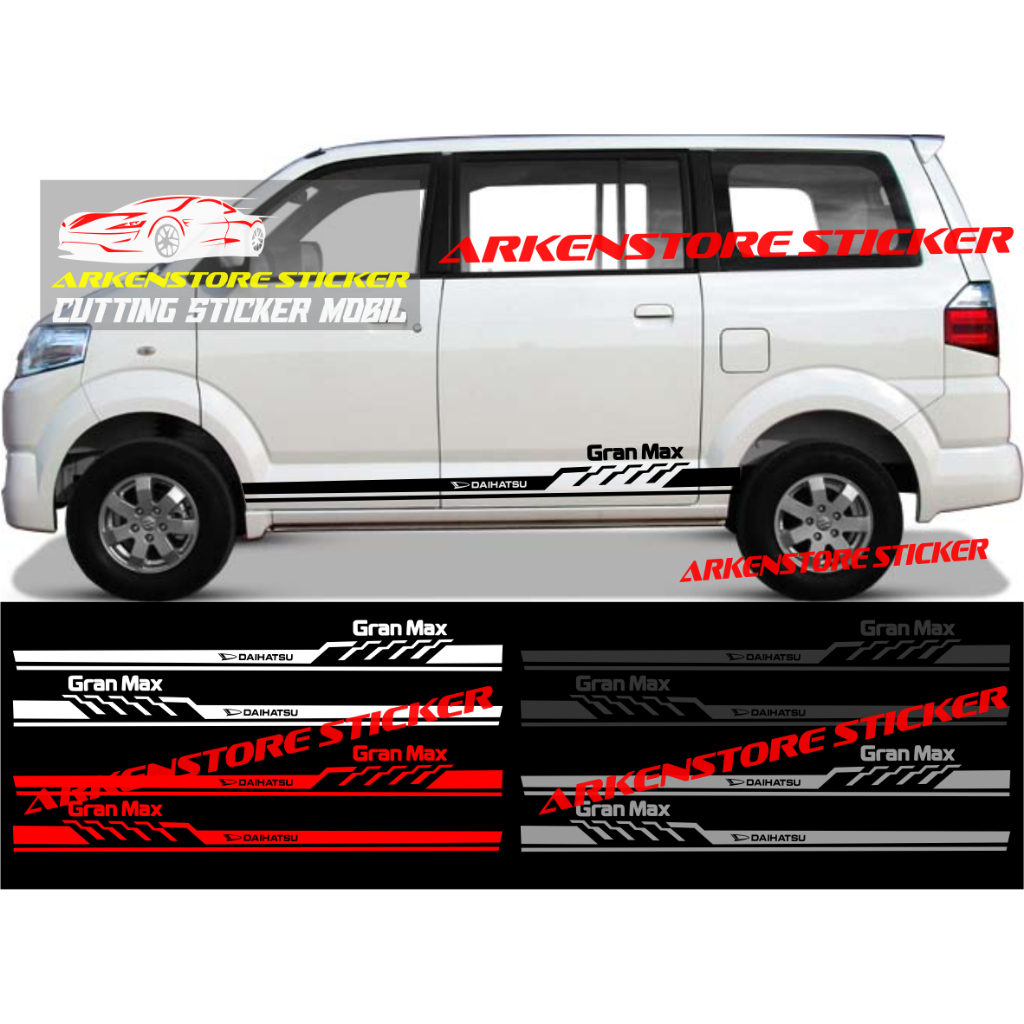 Promo sticker mobil grand max cutting sticker stiker mobil daihatsu grand max stiker grand max