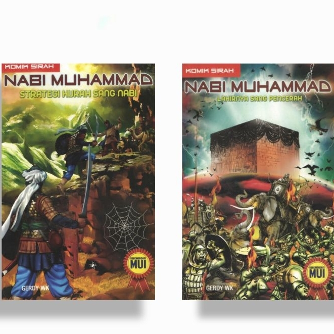 Buku Komik Sirah Nabi Muhammad : Lahirnya Sang Pencerah & strategi hijrah sang nabi ( full colour )