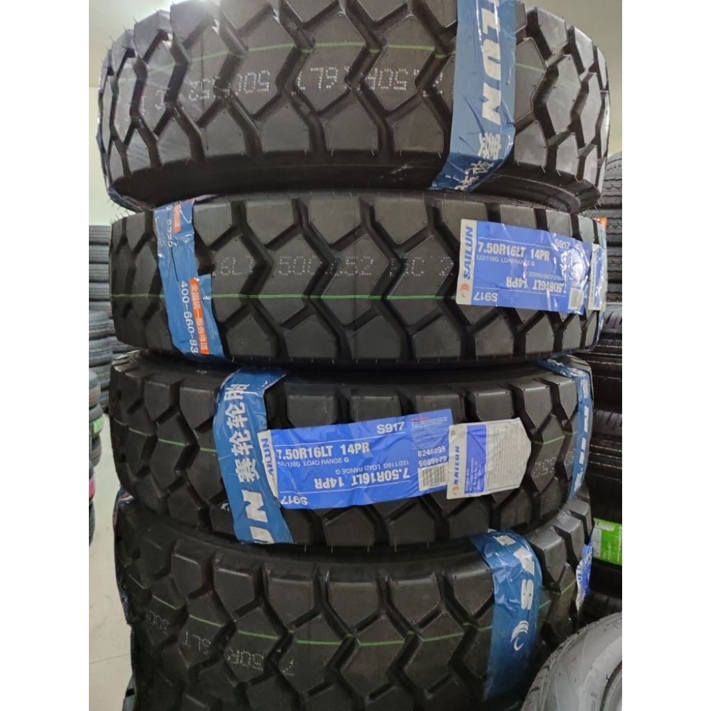 BAN MOBIL/TRUK 750 R16 SAILUN S917 14PR BAN KAWAT