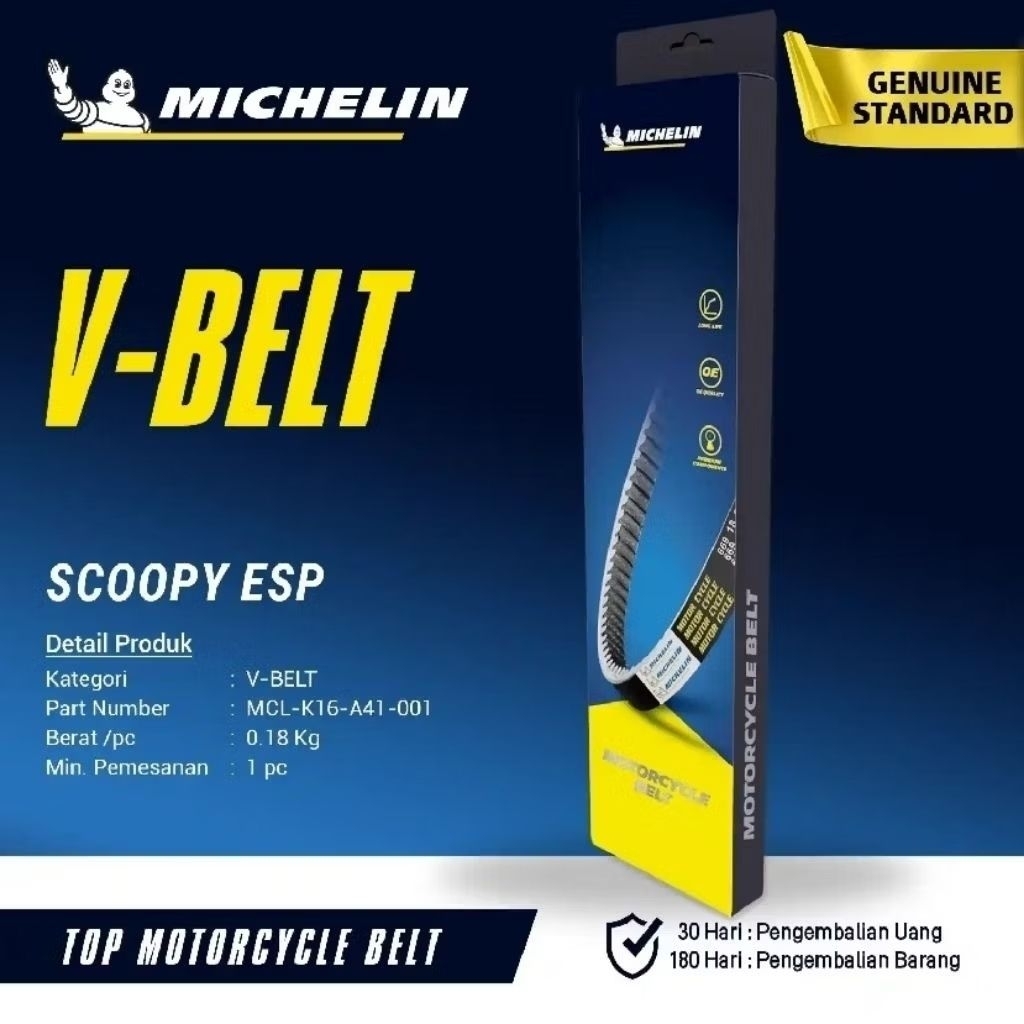 V belt Michelin Scoopy Esp K16