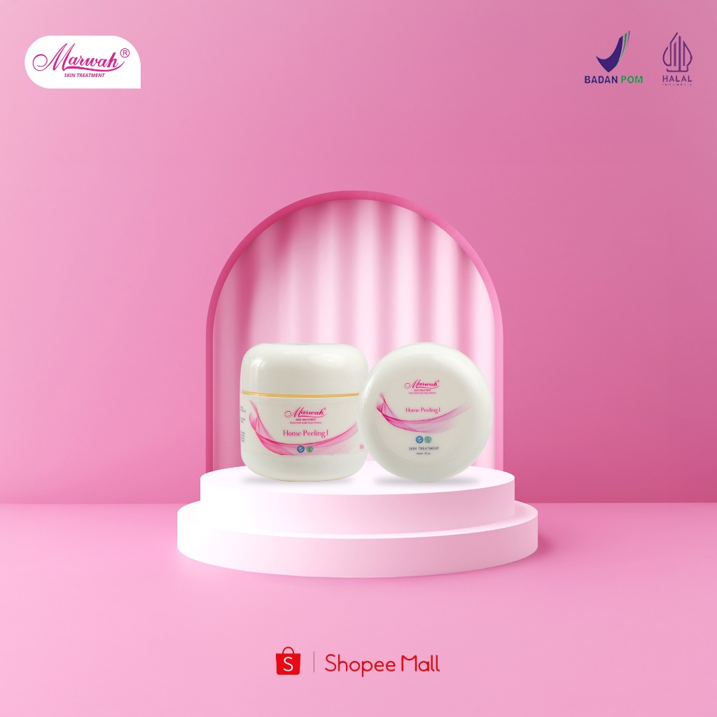 Marwah Skincare Home Peeling Original Perawatan Kecantikan Wajah Kusam Dan Flek Berat
