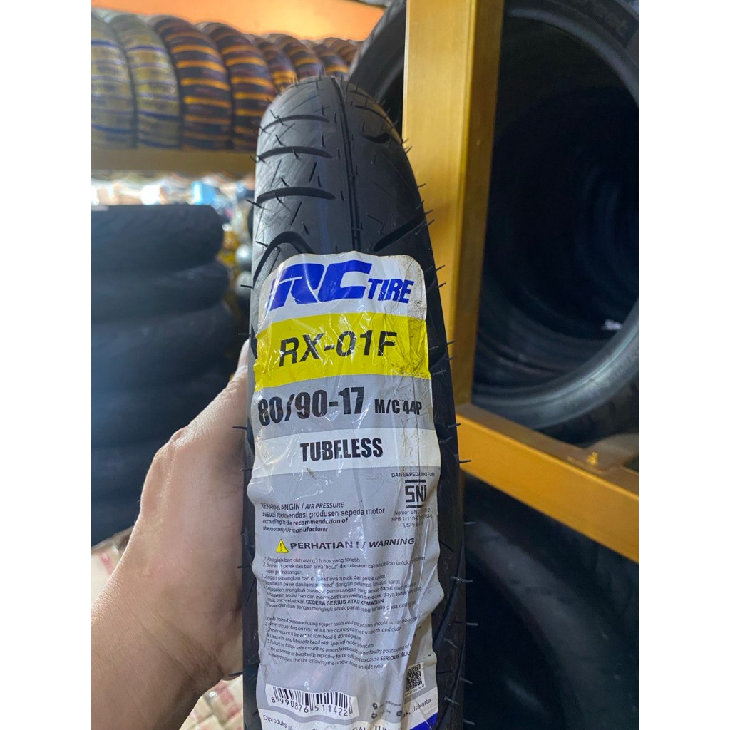 SNI Ban IRC 80/90-17 ECOTRAX, GP5, NR92, NR93, ENVIRO, RX01 Ban Motor TUBELESS REVO, SUPRA, JUPITER,