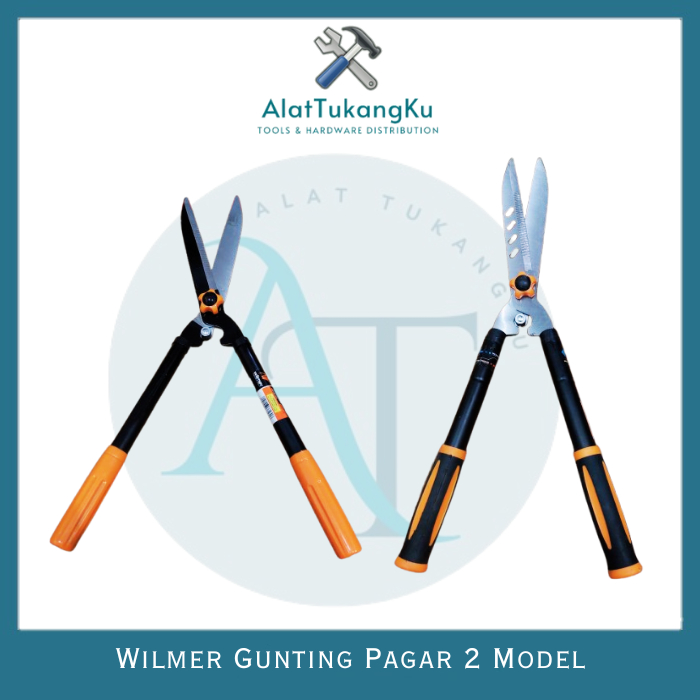 Gunting Rumput Gunting Tanaman Wilmer Gagang Besi / Gunting Pagar / Gunting Gagang Besi