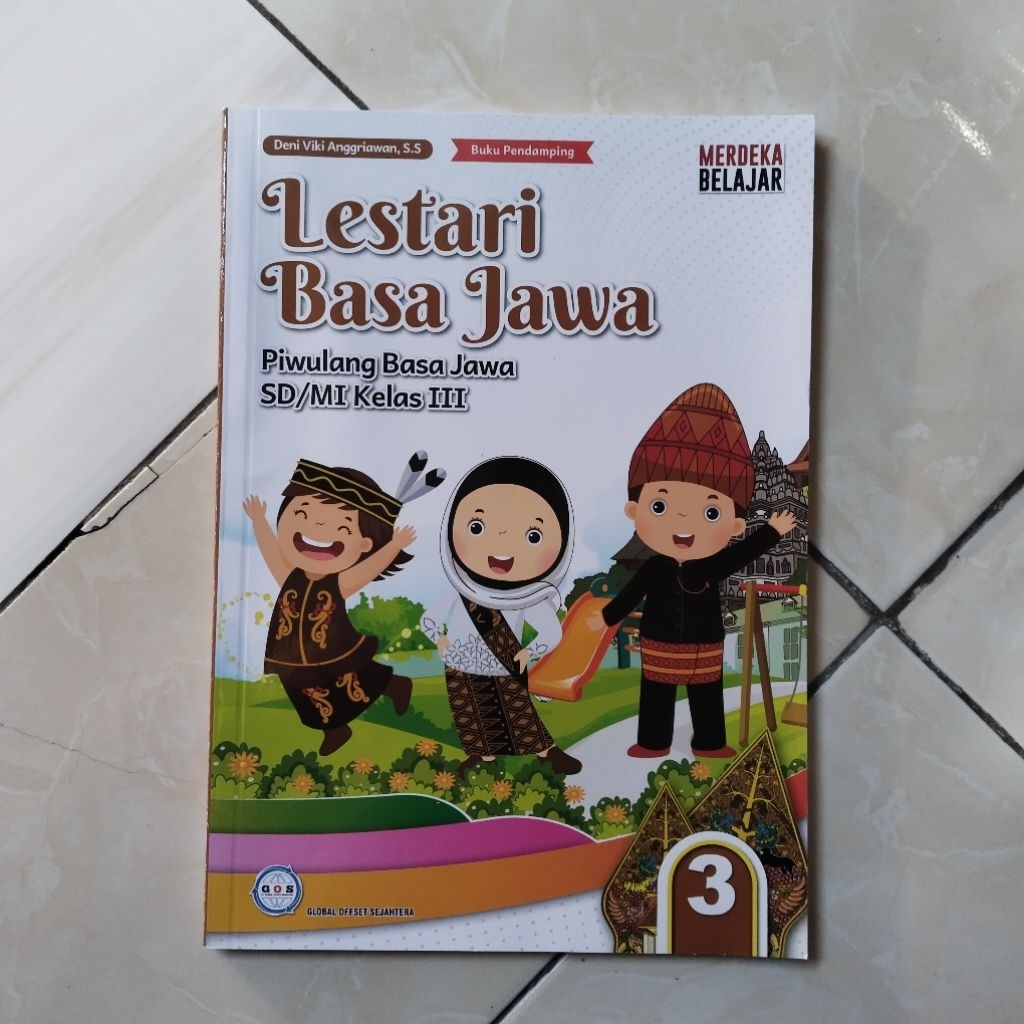 BUKU PAKET PELAJARAN BAHASA JAWA/LESTARI BASA JAWA KELAS 3 SD KURIKULUM MERDEKA